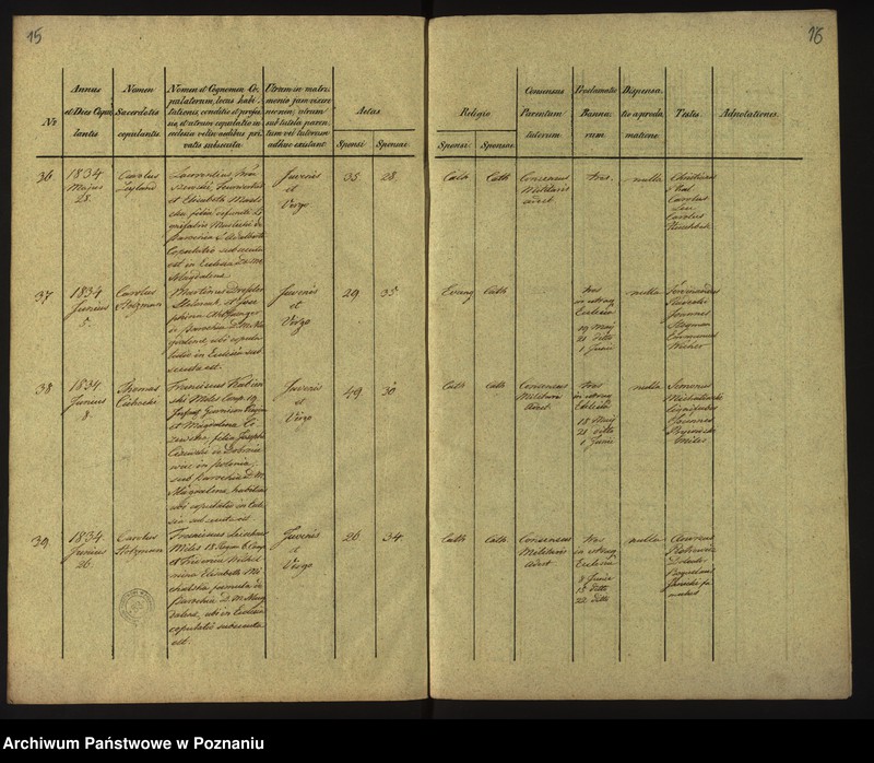 Obraz 11 z jednostki "Księga małżeństw"