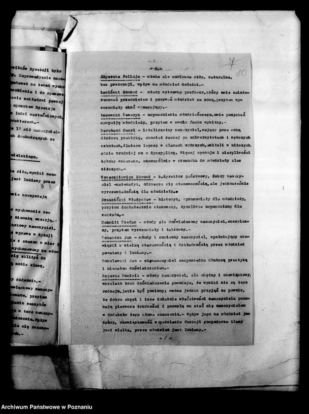 Obraz 13 z jednostki "Wielkopolskie Gimnazjum Koedukacyjne Czajkowskiego - Poznań [sprawozdania z wizytacji i sprawozdania roczne szkoły]"