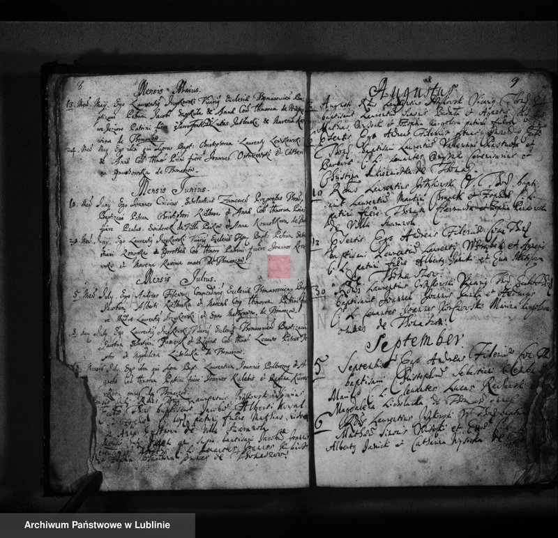 Obraz 7 z jednostki "Liber baptisatorum"