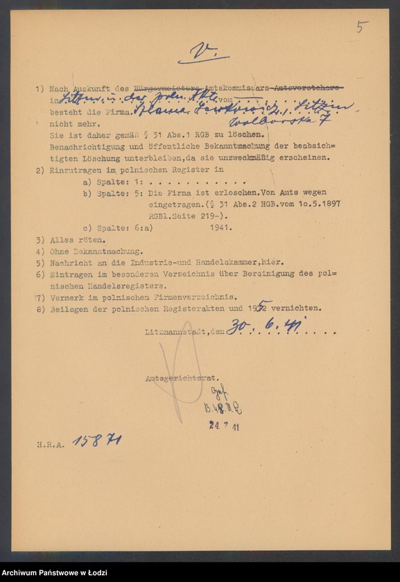 Obraz 7 z jednostki "Szlama Lewkowicz – sklep rzeźniczy"