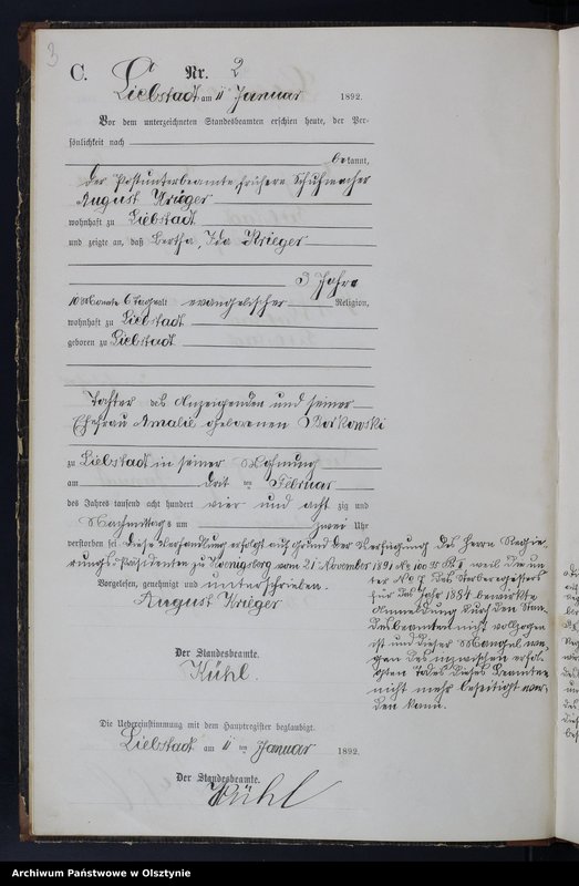 image.from.unit.number "Sterbe-Neben-Register Nr 1 - 66"