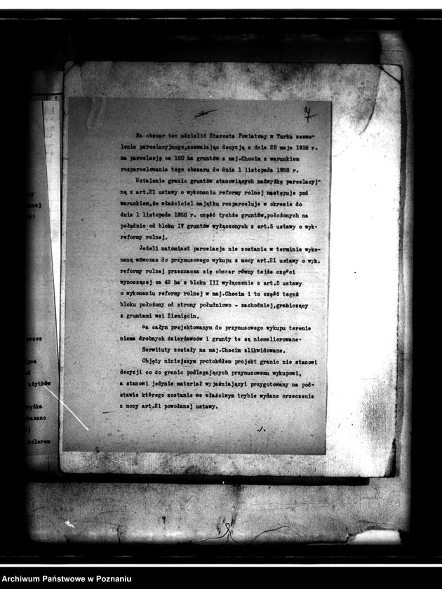 Obraz 11 z jednostki "Majątek Chocim powiatu tureckiego przymusowy wykup"