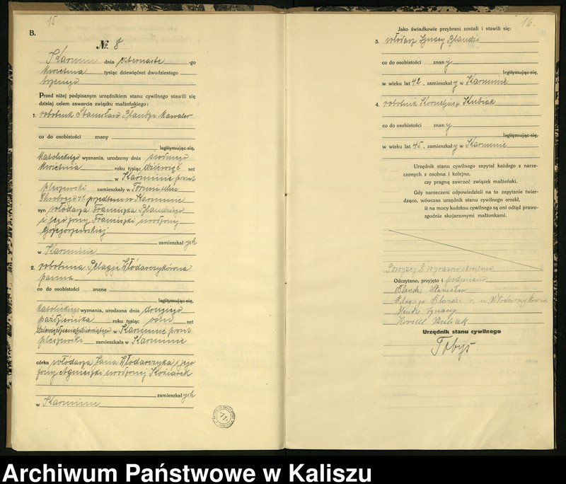 Obraz 11 z jednostki "[Księga małżeństw]"