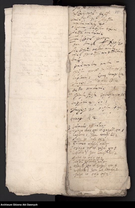 image.from.unit.number "Rejestry poborowe i wybranieckie, inwentarze i rachunki królewszczyzn i wielkorządów, rachunki z kwarty, wyliczenia sejmowe itp."