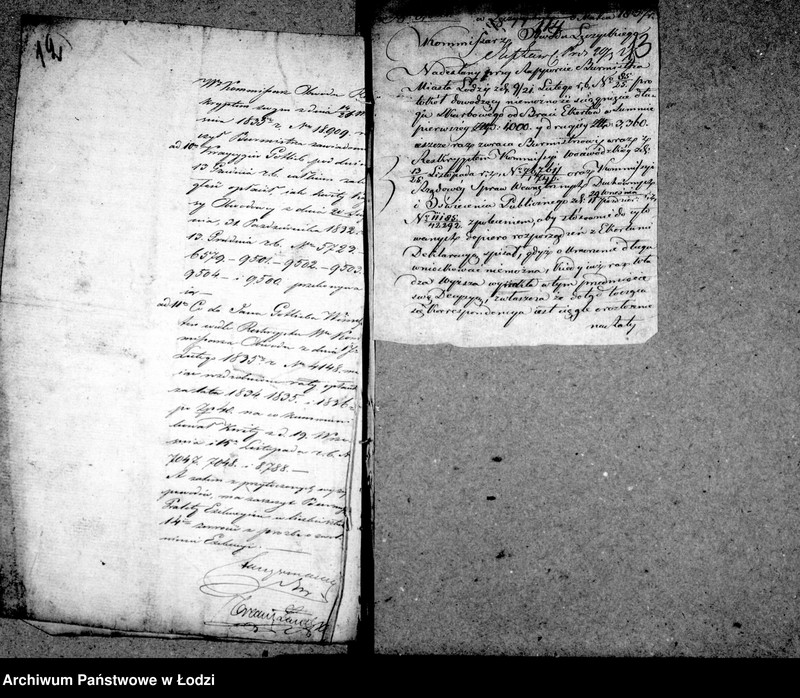 Obraz 13 z jednostki "Akta ławnika czynnego osady fabrycznej Łódki tyczące się udzielanej przez rząd pożyczki tkaczom i prządkom"