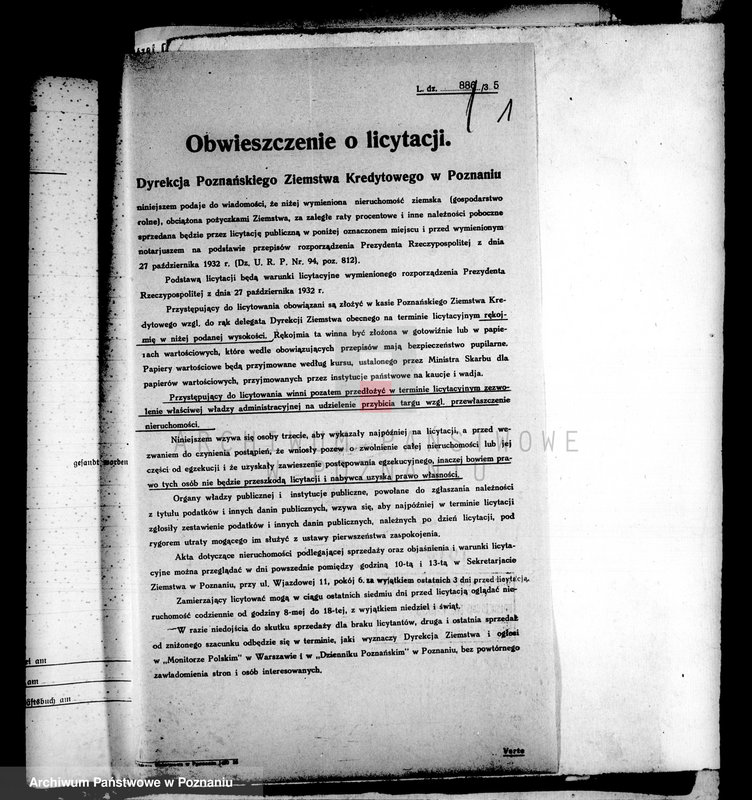 Obraz 5 z jednostki "Przymusowe przetargi nieruchomości powiatu szubińskiego"