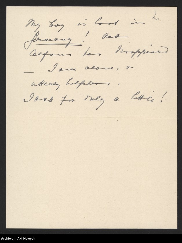 image.from.unit.number "Magg Mary; Załączniki: list H. Paderewskiej do p. Avery, z 1915 r.; L.1"