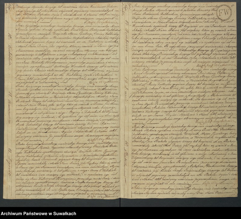 Obraz 5 z jednostki "Akta Urodzenia Stanu Cywilnego Gminy Kaletnickiey, od 1-go dnia Stycznia do ostatniego dnia Grudnia Roku 1823"