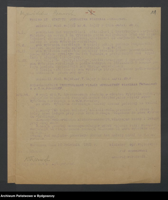 image.from.unit.number "Sprawy innych wydziałów, opracowane w Wydziale Prezydialnym. Tom II"