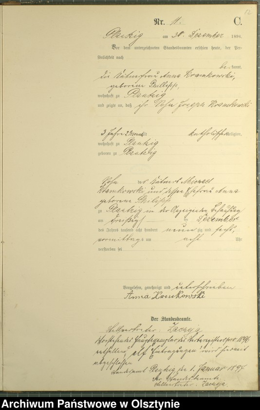 image.from.unit.number "Sterbe-Haupt-Register Nr 1 - 11"