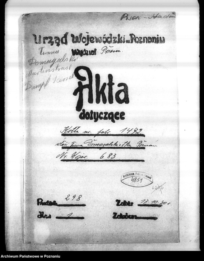 image.from.unit.number "Domagalski i Spółka w Poznaniu /fabryka olejów eterycznych itp../ nr woj. 683"