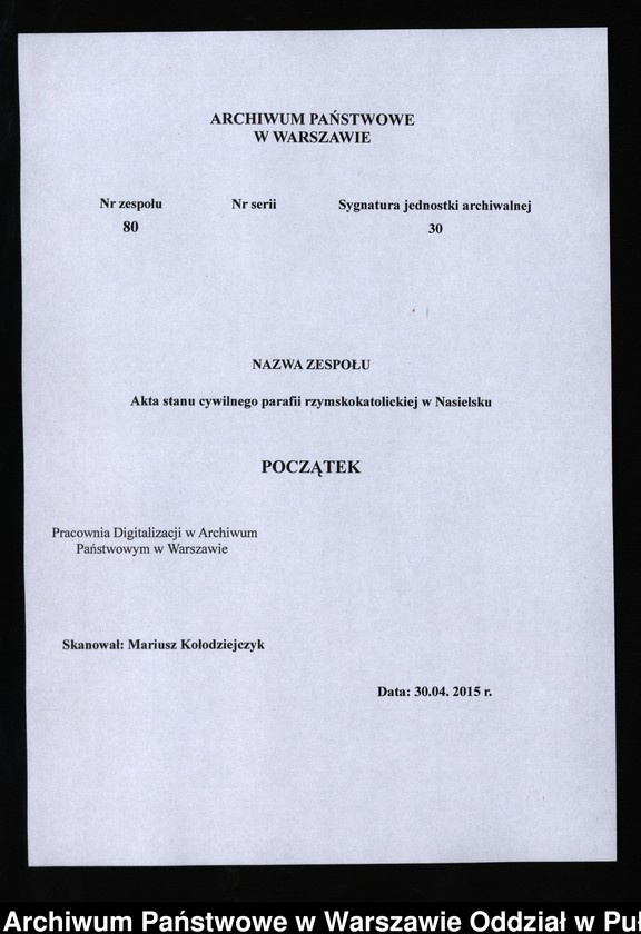 image.from.unit.number "Akta urodzeń, małżeństw i zgonów"