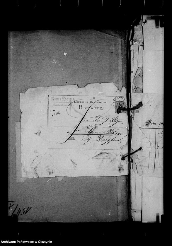 image.from.unit.number "/Korrespondenz, Rechnungen u. Bilanzen der Firma Louis Kolmar, Rastenburg, für Dr. Stieger, Verwalter von Rehsau/"