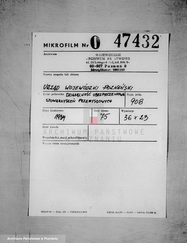 Obraz 2 z jednostki "/Działalność Ubezpieczeniowa stowarzyszeń przemysłowych/"