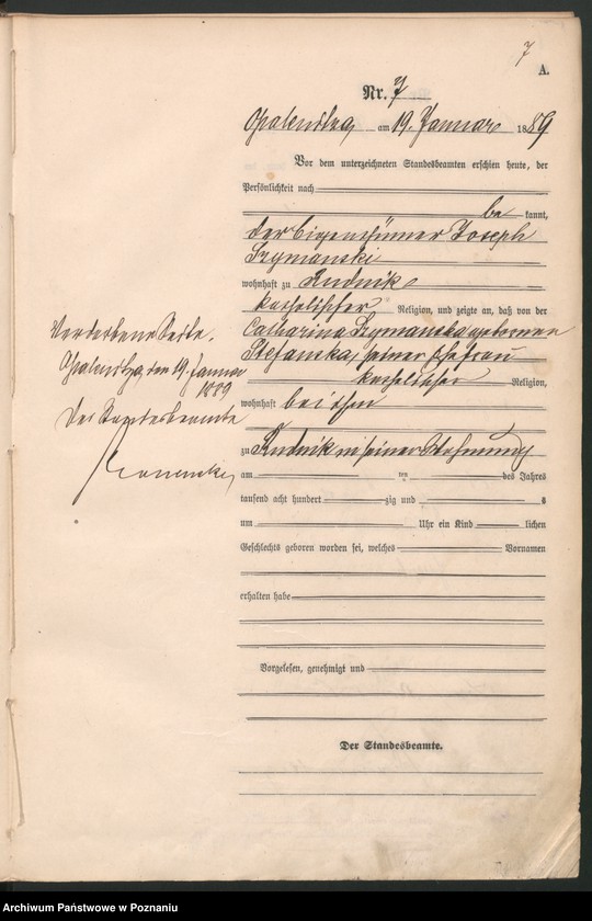 Obraz 10 z jednostki "Księga urodzeń"