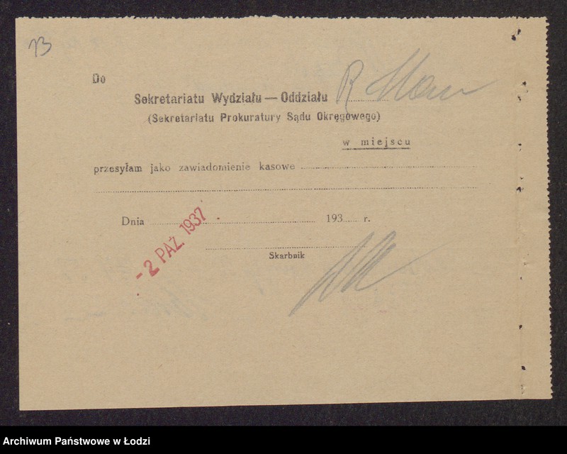 Obraz 15 z jednostki "Fabryka Chusteczek Kieszonkowych Standard-lux- Borys Sapoczyński, Owszyja Wasserman, Izrael Janowski"