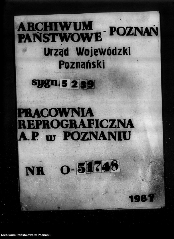 Obraz 1 z jednostki "Kwestionariusz Parowej Przędzalni Włosia i Mechanicznej Tkalni Pasów Parcianych St. Jaskowskiego w Rawiczu"