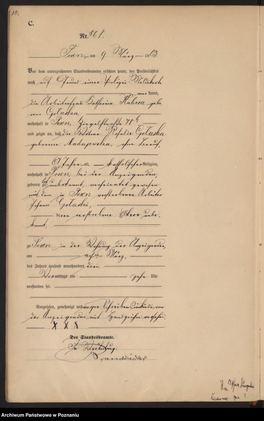 Obraz 13 z jednostki "Księga zgonów tom II"