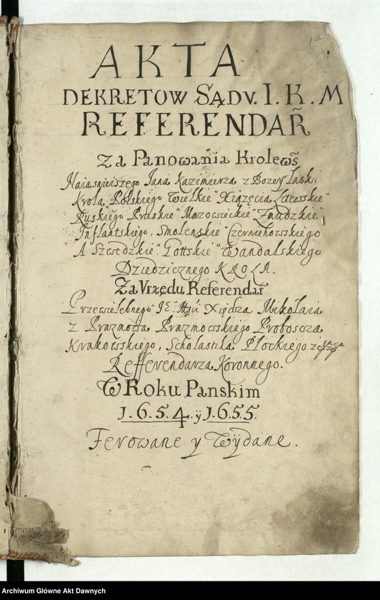 Obraz 6 z kolekcji "Referendaria Koronna111"