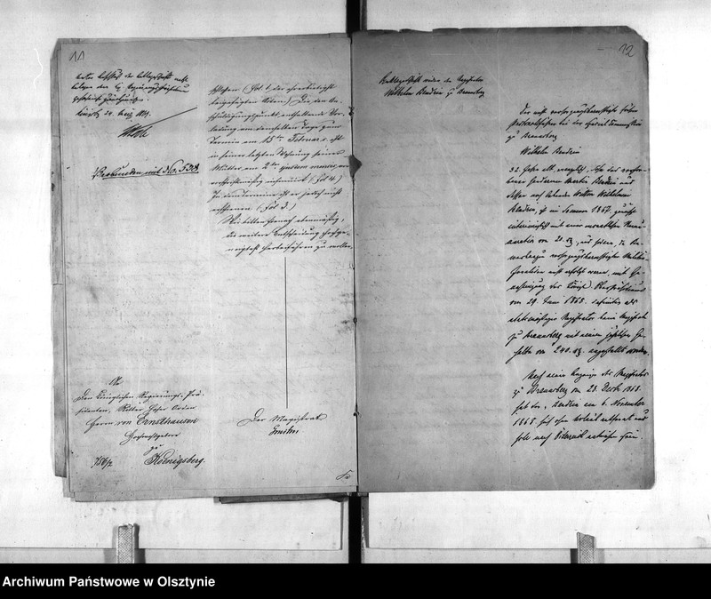 image.from.unit.number "Disziplinar-Untersuchung gegen den Registrator Bendrin [Wilhelm] zu Braunsberg"