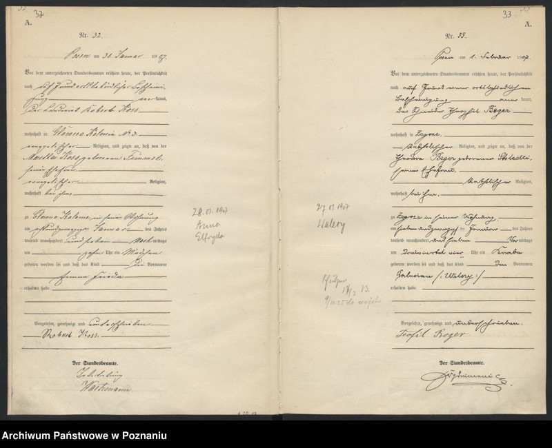 Obraz 19 z jednostki "Księga miejscowa urodzeń"