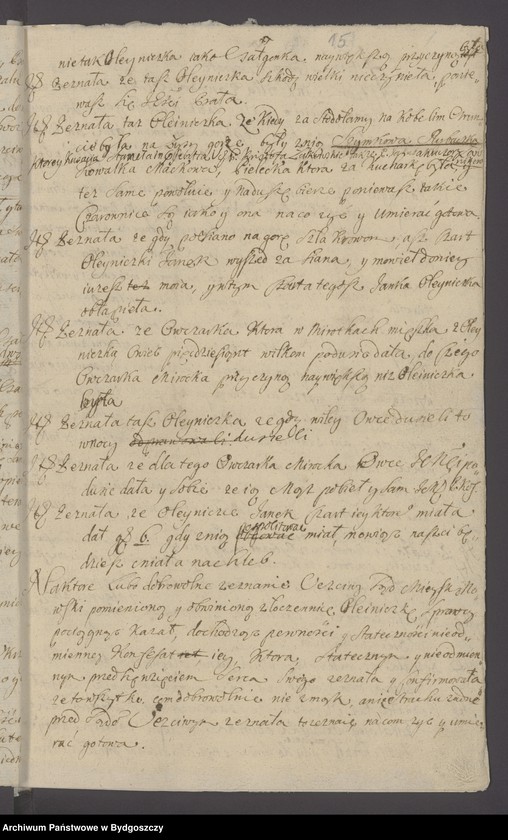 image.from.unit.number "[Protokoły procesów prowadzonych przeciw czarownicom przed sądem ławniczym miasta Nowego]"