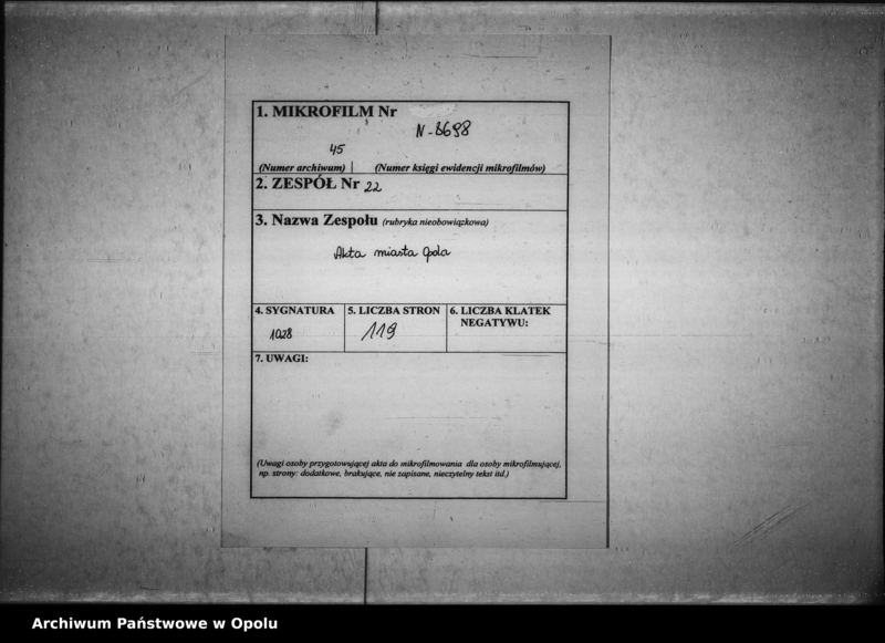 Obraz 2 z jednostki "33. Wahlbezirk Wahllokal: Schule II Nikolaistr[asse] 32"