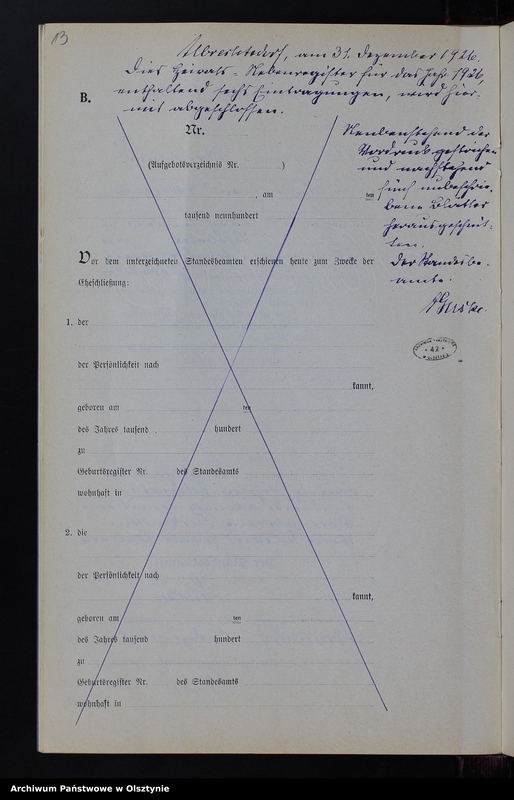 image.from.unit.number "Heiraths-Neben-Register Nr 1 - 6 [ Księga małżeństw - wtóropis ]"