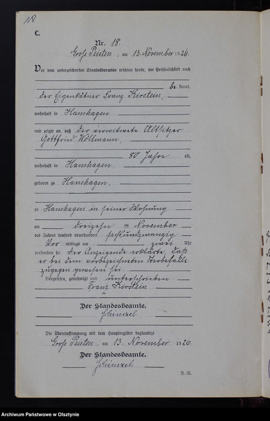 image.from.unit.number "Sterbe-Neben-Register Nr 1 - 18 [ Księga zgonów - wtóropis ]"