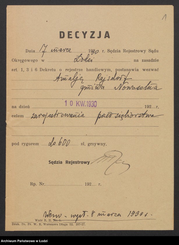 Obraz 3 z jednostki "Amalja Rajsdorf- sklep kolonialny w Mileszkach"