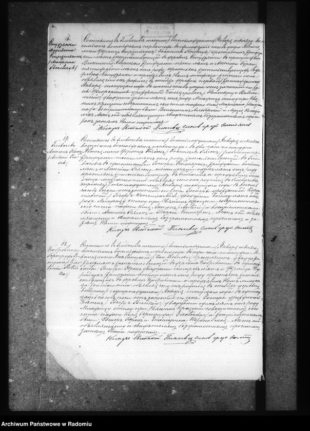 image.from.unit.number "Dublikat aktov o rodivšihsâ, brakosoče6avšihsâ i umerših v prihode Głovačev za 1881god"