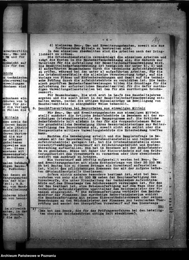 Obraz 18 z jednostki "Verwaltungsangelegenheiten der Reichsbauämter"