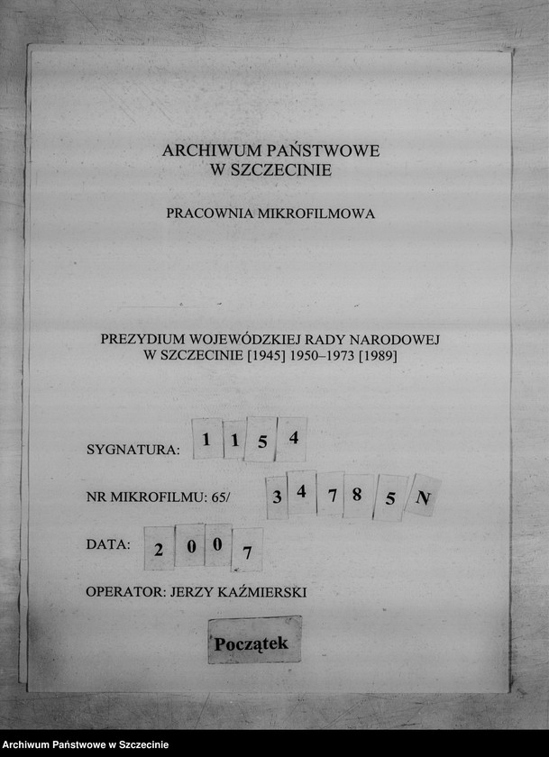 image.from.unit.number "Protokoły narad partyjno-służbowych w prezydiach powiatowych rad narodowych"