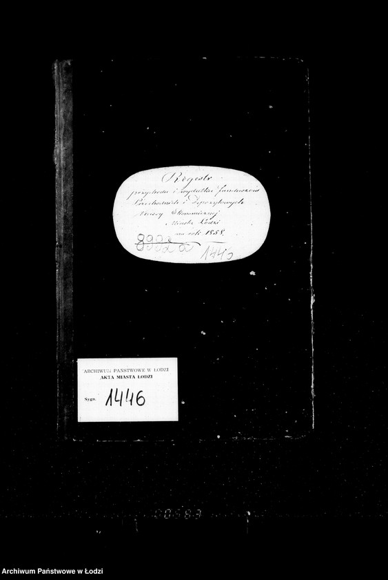 Obraz 4 z jednostki "Regestr przychodu i wydatku funduszów przechodnich i depozytowych kasy ekonomicznej m. Łodzi na r. 1858"