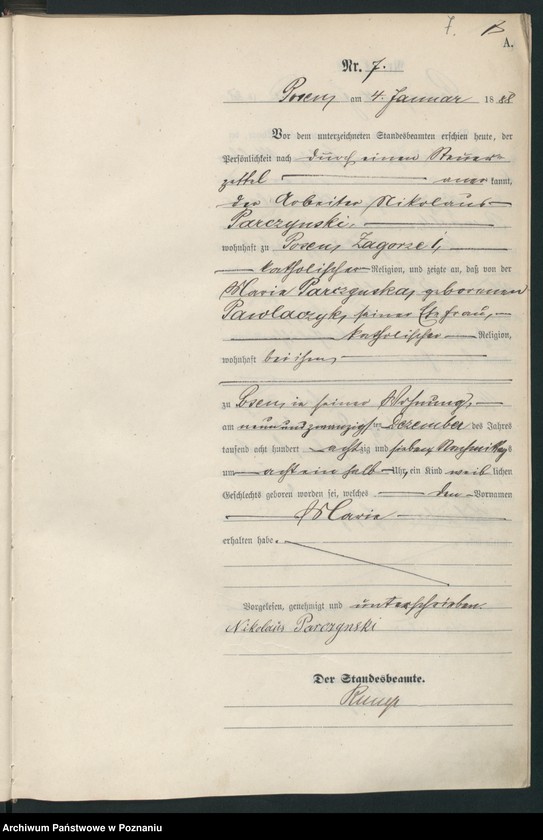 Obraz 10 z jednostki "Księga urodzeń t. I"