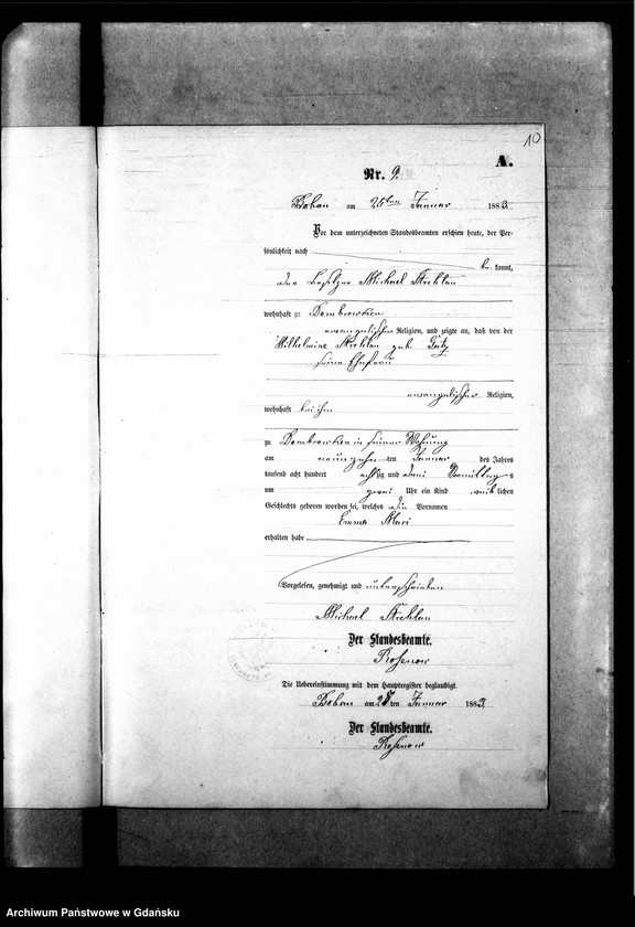 image.from.unit.number "Księga urodzeń "
