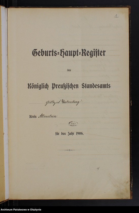 image.from.unit.number "Geburts-Haupt-Register Nr 1 - 2"