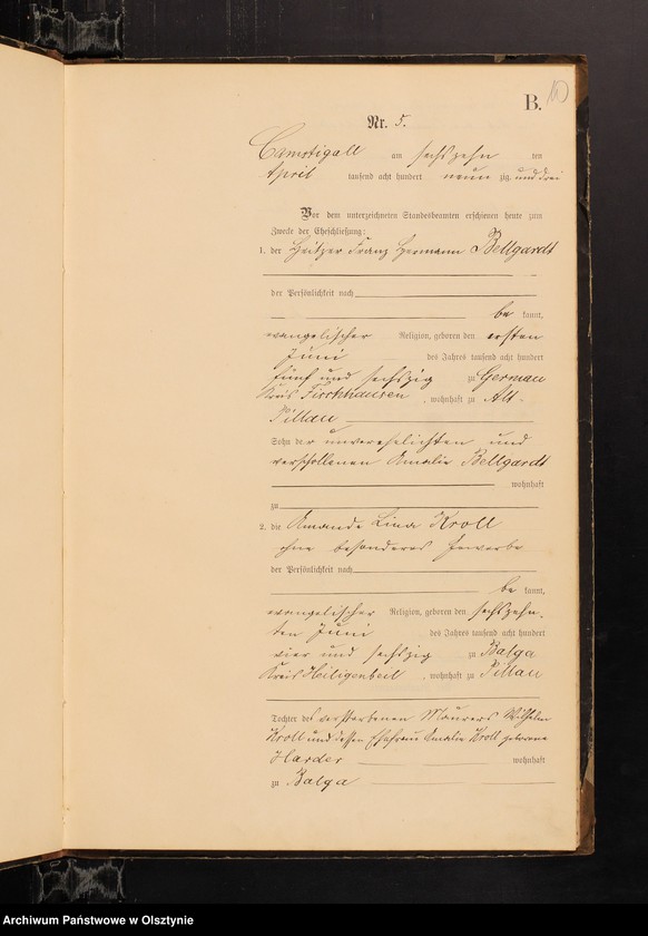 image.from.unit.number "Heiraths-Haupt-Register Nr 1 - 26"