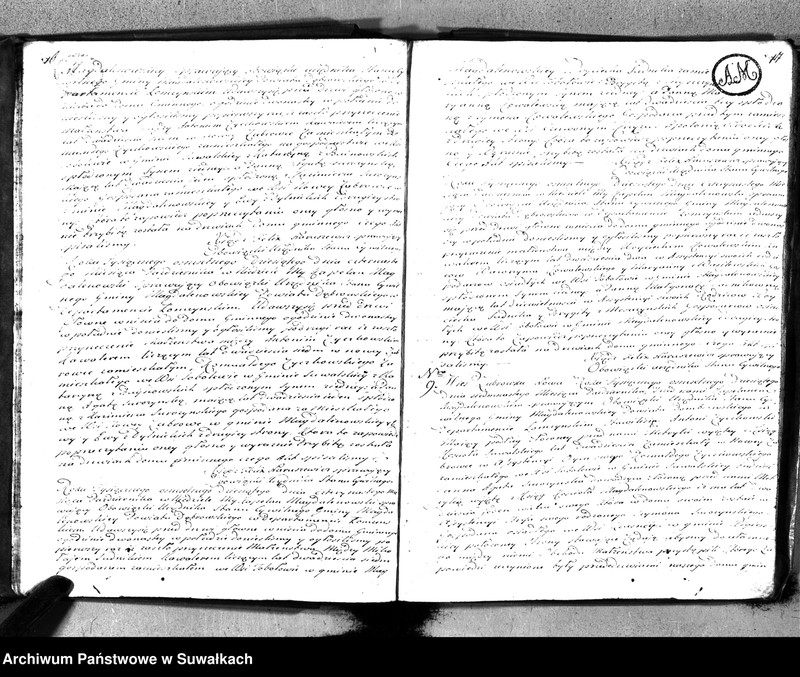 image.from.unit.number "Akta małżeństwa gminy wigierskiey od 1-go maja 1810 do dnia ostatniego kwietnia 1811 roku"