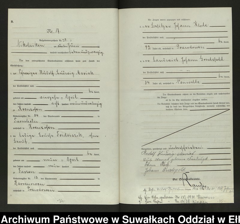 image.from.unit.number "Heirats=Haupt=Register des Königlichen Preussischen Standes-Amtes Nikolaiken Kreis Sensburg"