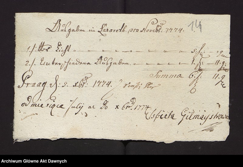 image.from.unit.number "Zbiór pism rozmaitych Wydziału Wojskowego tyczących, w. XVI - XVIII"