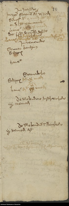 Obraz 20 z jednostki "Regestum bonorum communium ecclesiae Camminensis quarta portione decani Pribislai Kleist."