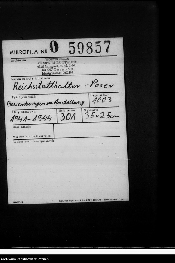 Obraz 2 z jednostki "Bewerbungen um Anstellung"