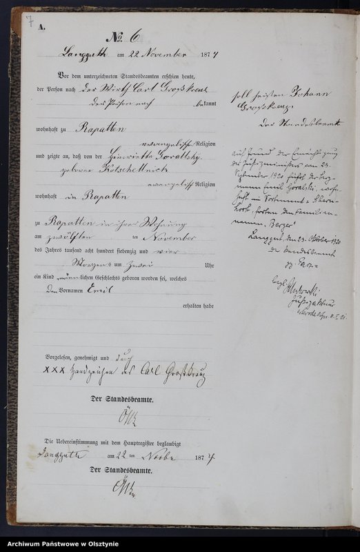image.from.unit.number "Geburts-Neben-Register Nr 1 - 101"