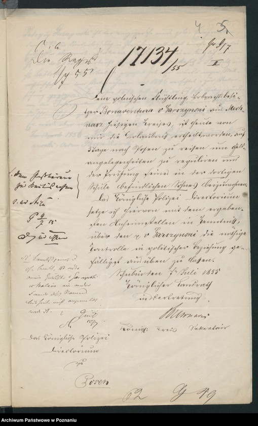 Obraz 8 z jednostki "A. betr. Gutsbesitzer Josef Bonaventura von Garczyński zu Mochnacz, seinem Sohn Patriciosus und seine Brüder Martin und Anton"