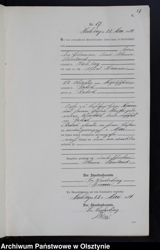 image.from.unit.number "Sterbe -Neben-Register Nr 1-80"