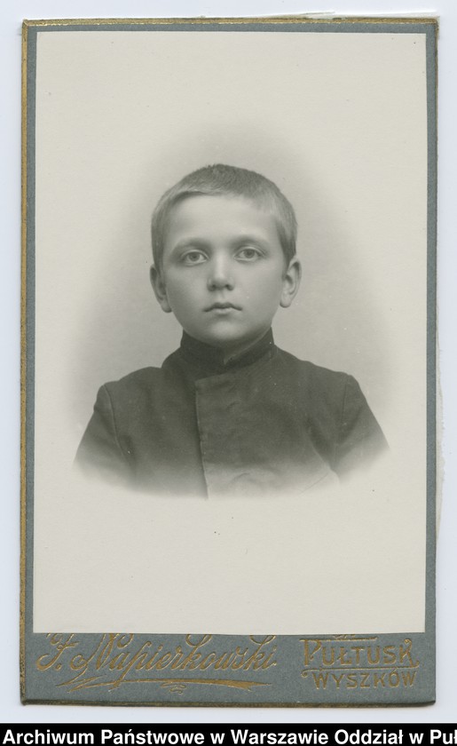Obraz 30 z kolekcji "Chłopcy w niebieskich mundurkach... - uczniowie pułtuskiego Gimnazjum z okresu I wojny światowej"