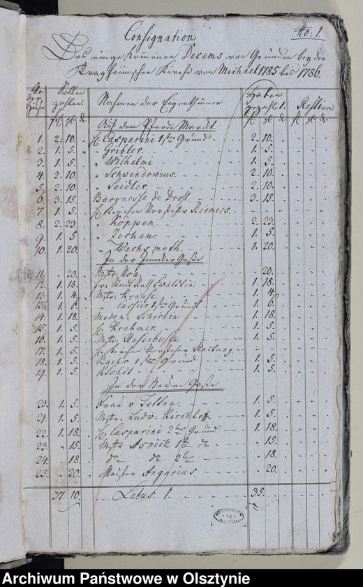 image.from.unit.number "Beläge zu Kirchen Cassen Rechnung"