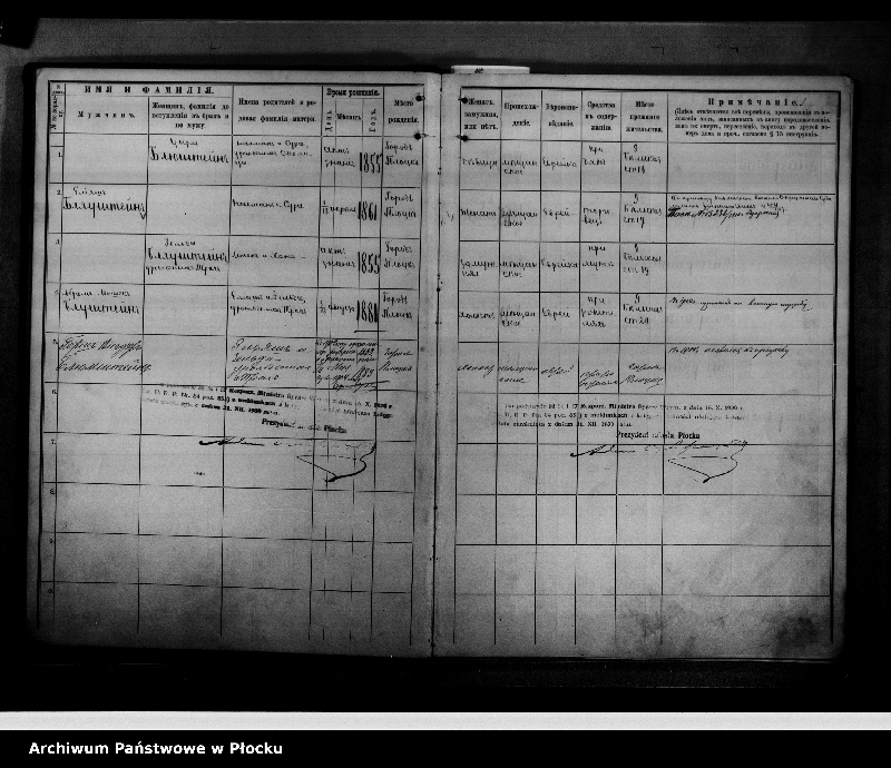 Obraz 5 z jednostki "[Księga zamknięta ludności stałej miasta Płocka - ul. Stary Rynek nr 29]"