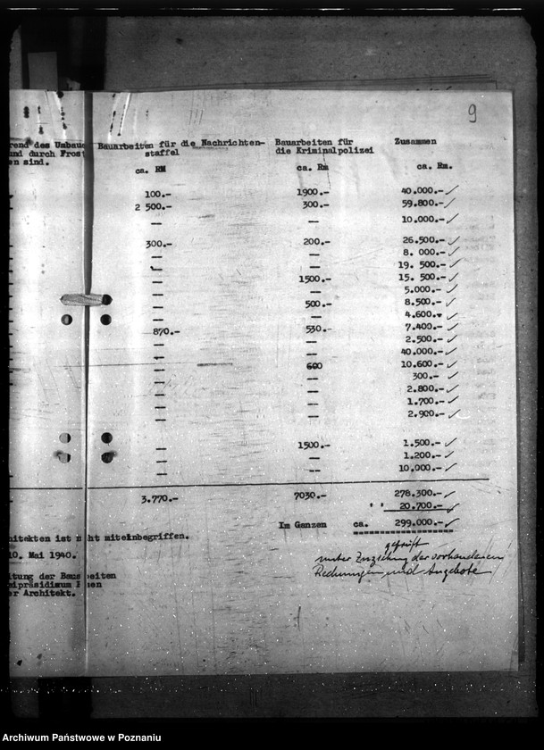 Obraz 14 z jednostki "Polizei - Präsidium - Posen"